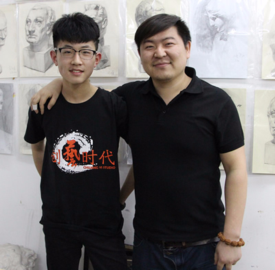 祝贺丁伟瀚被央美附中录取